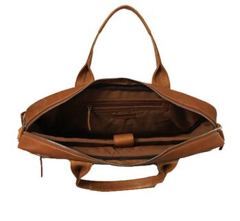 WORKING BAG MASTER EN CUIR COGNAC 3