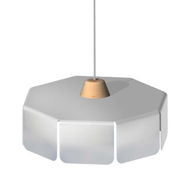 Plédran painted metal pendant lamp