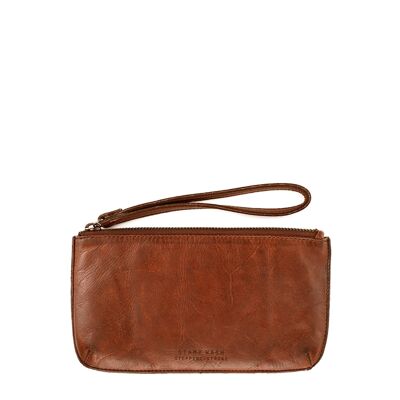 Women's leather washed leather pencil case