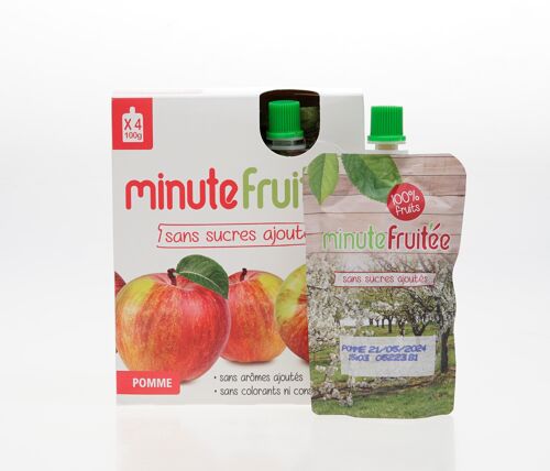 Minute Fruitée purée Pomme