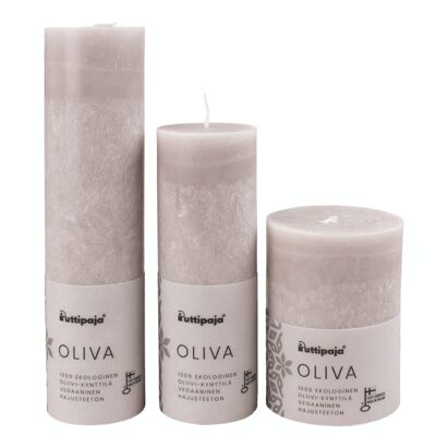 OLIVA - Olive stearin tablecandle, powder