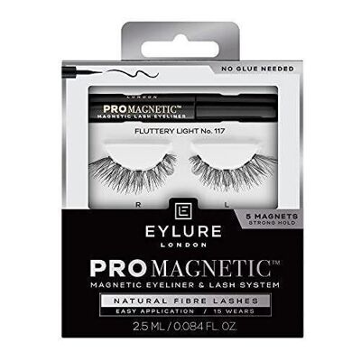 Eylure - Natural fiber magnetic false eyelashes N°117