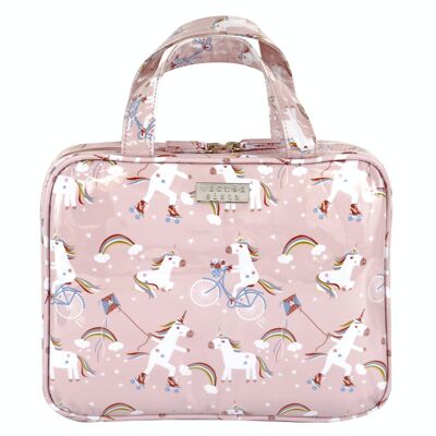 Cosmetic Bag Unicorns At Play Large Hold All Cos Bag