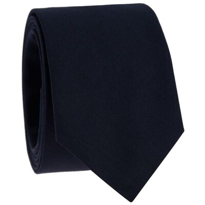 Cravate bleu marine en coton - Sorrente