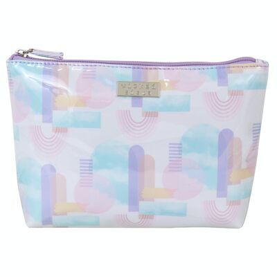 Cosmetic Bag Pastel Abstracts Medium Soft A-Line Cosmetic Bag