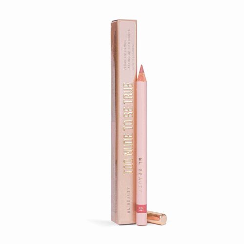 Long Lasting Lip Pencil, Enriched with Vitamin Е, TOO NUDE TO BE TRUE, NLBeauty™ - 01 THE ONE