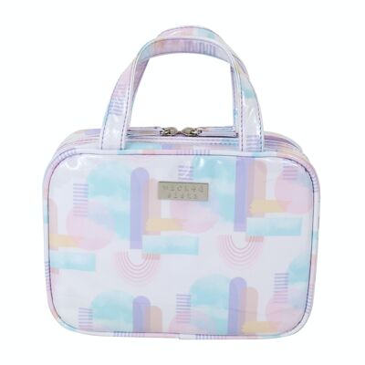 Cosmetic Bag Pastel Abstracts Medium Hold All Cos Bag