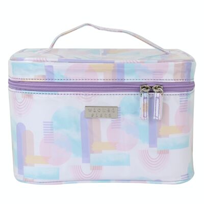 Cosmetic Case Pastel Abstracts Small Beauty Case