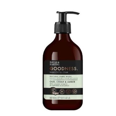 BAYLIS & HARDING - Goodness liquid hand soap 500 ml - Oud, Cedar & amber Oud, Cedar & Amber