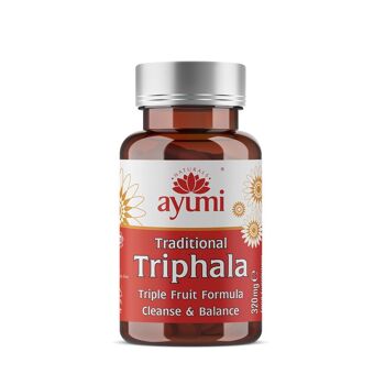 Capsules végétaliennes d'extrait de Triphala d'Ayumi 1