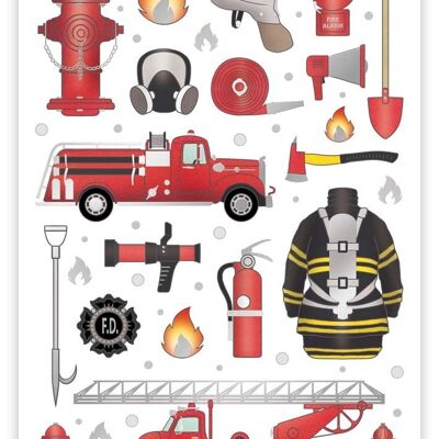 Sapeurs-pompiers (sans texte) (SKU: 3626)