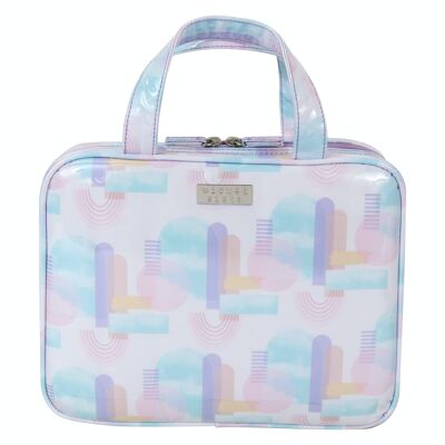 Neceser para cosméticos Pastel Abstracts Bolsa grande para todos los cosméticos