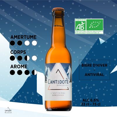 antiviral | Cerveza de invierno ecologica 75cl