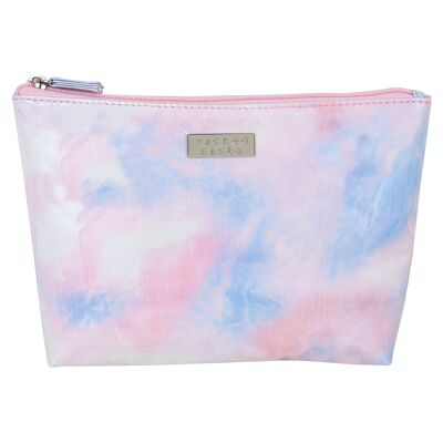 Cosmetic Bag Pastel Tie Dye Medium Soft A-Line Cos Bag