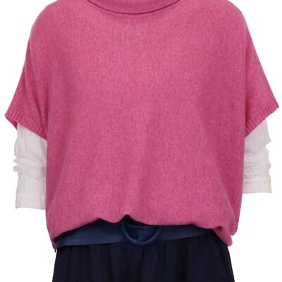 Cashmere Blend Tunic Cashmere Rose Pink