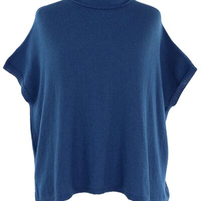 Cashmere Blend Tunic French Navy