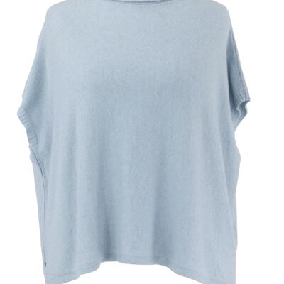 Cashmere Blend Tunic Ice Blue