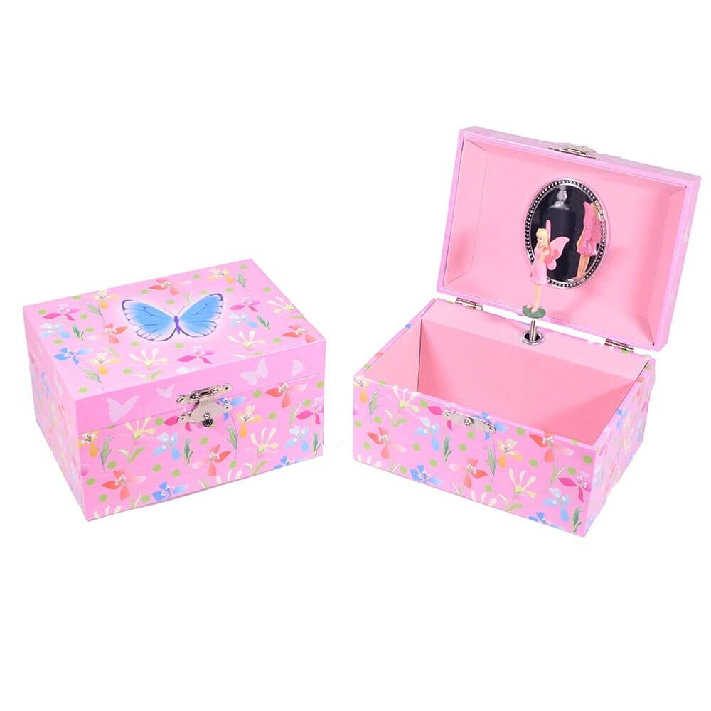 Fairy Musical Jewelry Box for Girls - Butterfly Design