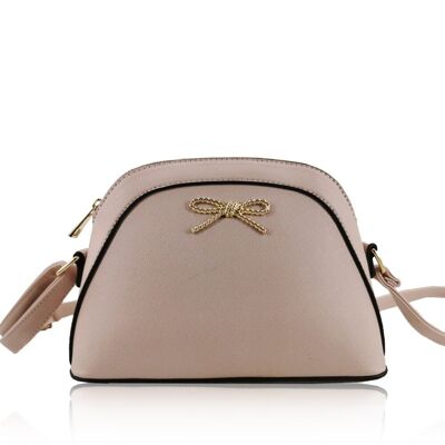 Crossbody Bag With Small Metallic Bow