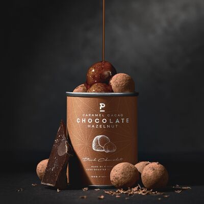 Haselnuss - Dunkle Schokolade mit Karamell & Kakao - Mini 60g