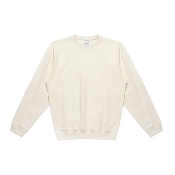 Sweatshirt Plain Crème 1