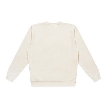 Sweatshirt Plain Crème 2