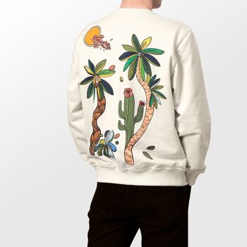 Sweatshirt Jungle Crème 3
