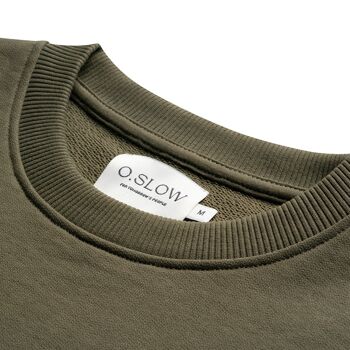 Sweatshirt Plain Olive 4