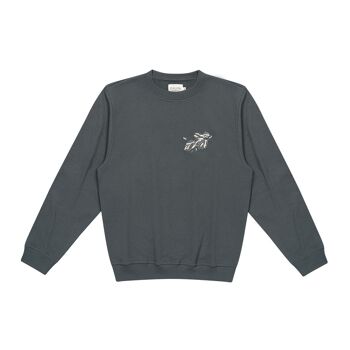 Sweatshirt Bird Gris 1