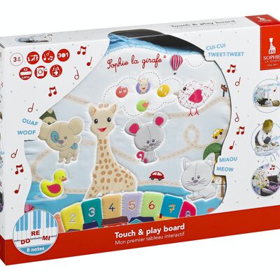 Tablero Touch & Play de la jirafa Sophie