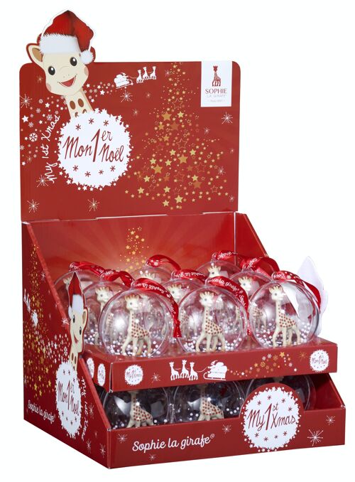 Sophie the Giraffe Christmas Baubles (display of 18)