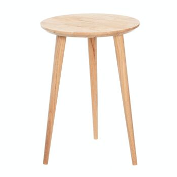 Table d'appoint en bois massif, grande 1