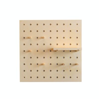 Organizzatore di pannelli forati in forma quadrata