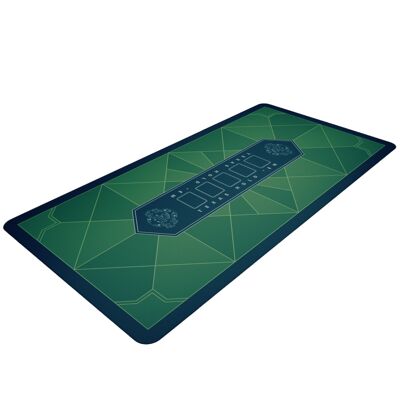 Cartes à jouer Bullets - Tapis de poker 160x80 vert / Paulie Design