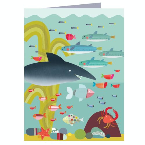 WTW112 Mini Underwater Greetings Card