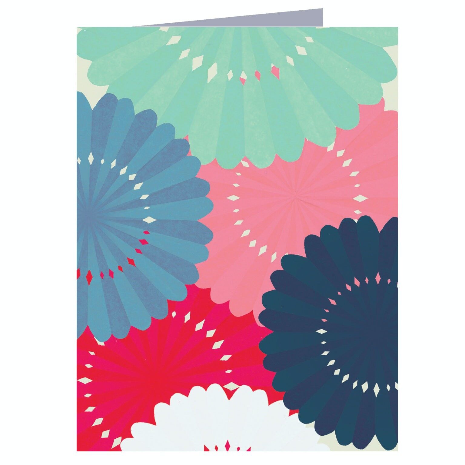 Tarjeta Mini Abanicos de Papel WTW105