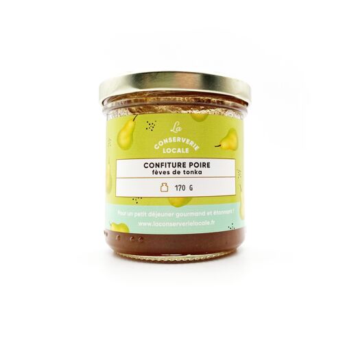 Confiture Poire Fèves de Tonka 170g