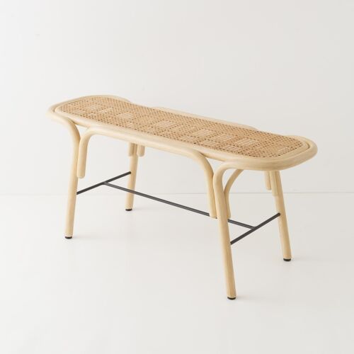 Banc rotin design TRAVERSE