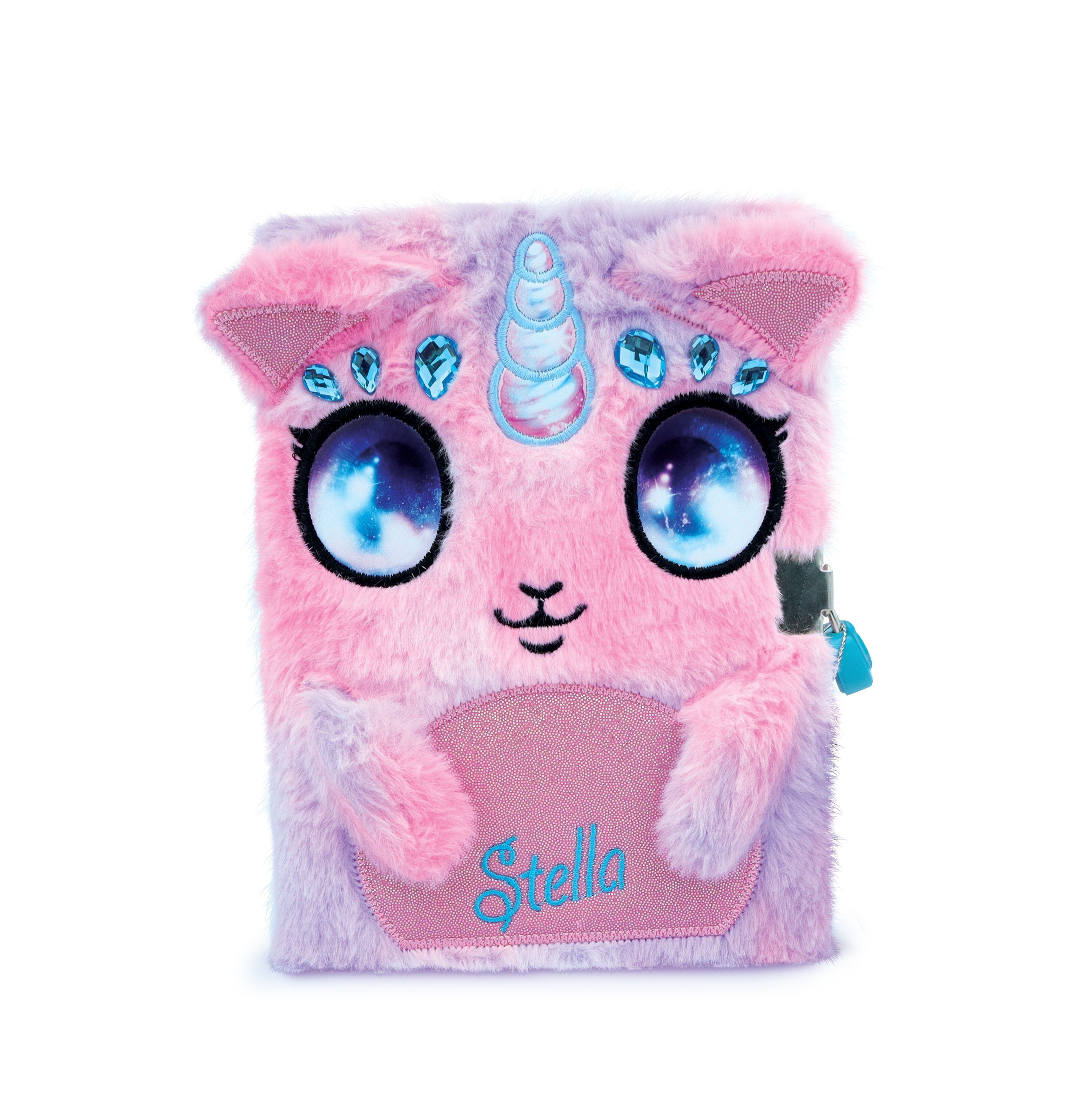 Espositore di 6 diari peluche - Stella - Stelle nebulose