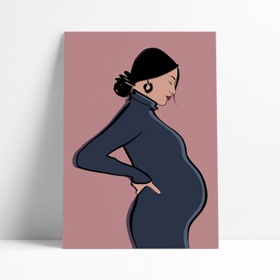 cartel de maternidad