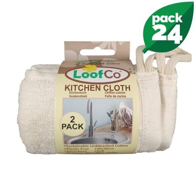 Kitchen Cloth 2-Pack | BULK Box of 24 | 5% Discount