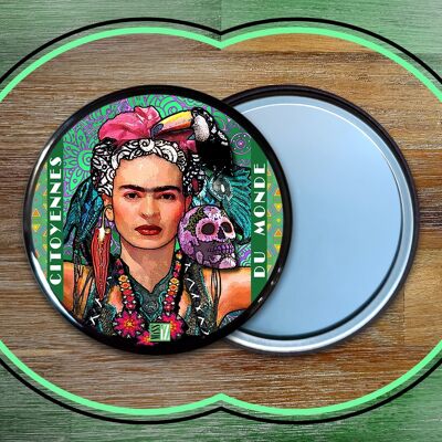 Miroirs de poche - Citoyennes du Monde - MEXIQUE (Frida Kahlo)