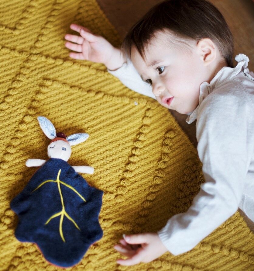 NEU: Flachbettdecke GABIN RABBIT 25 cm lang auf Karton