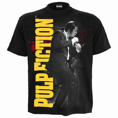 PULP FICTION - DANCE - Front Print T-Shirt Black
