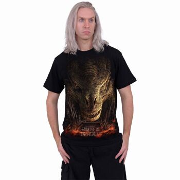 HOD - DRAGON THRONE - T-shirt imprimé devant Noir 7