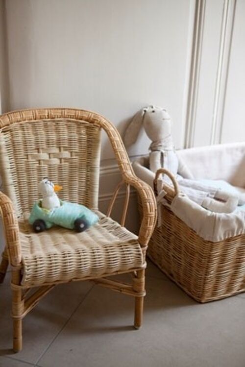 Fauteuil rotin enfant Swan