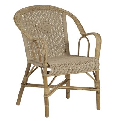 Marcel braided rattan armchair