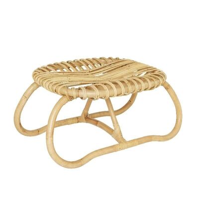 Pouf in rattan naturale Boucle