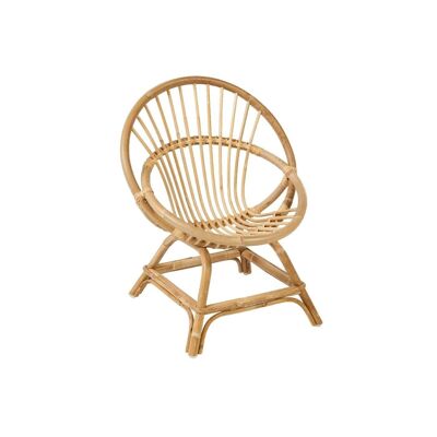 Poltrona in rattan vintage per bambini Didier