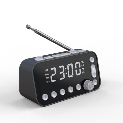 Antenna Upgrade Version DAB Bedside Alarm Clock